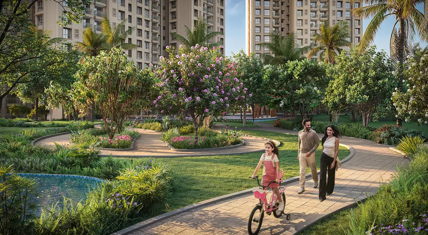 Koi pond and canopy walk nature exploration Hiranandani Westgate Hiranandani Estate Thane