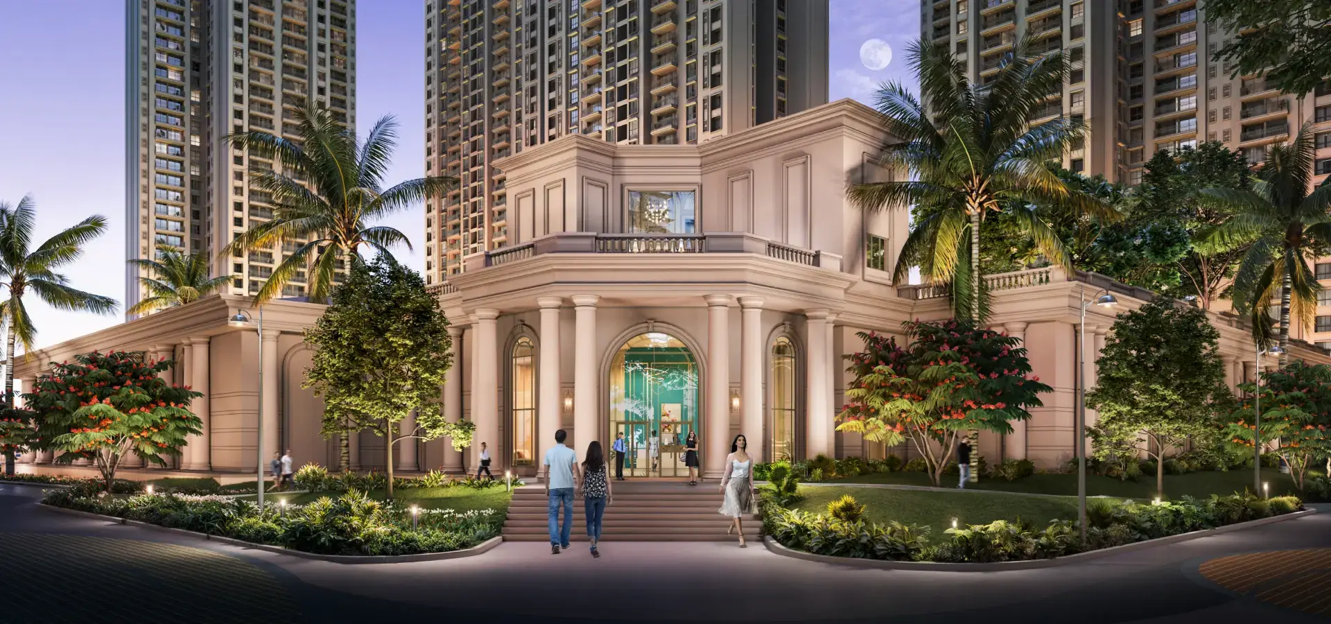 Hiranandani Westgate ultra luxury residential towers exterior view Hiranandani Estate Thane West