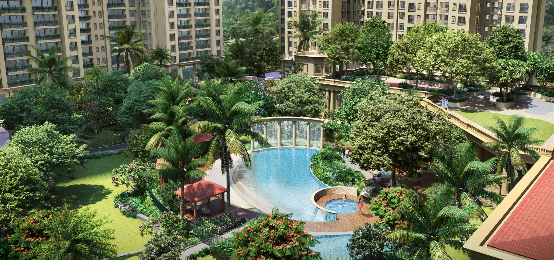 Hiranandani Westgate Somerset Belvedere Florencia towers 25 acre township Thane West